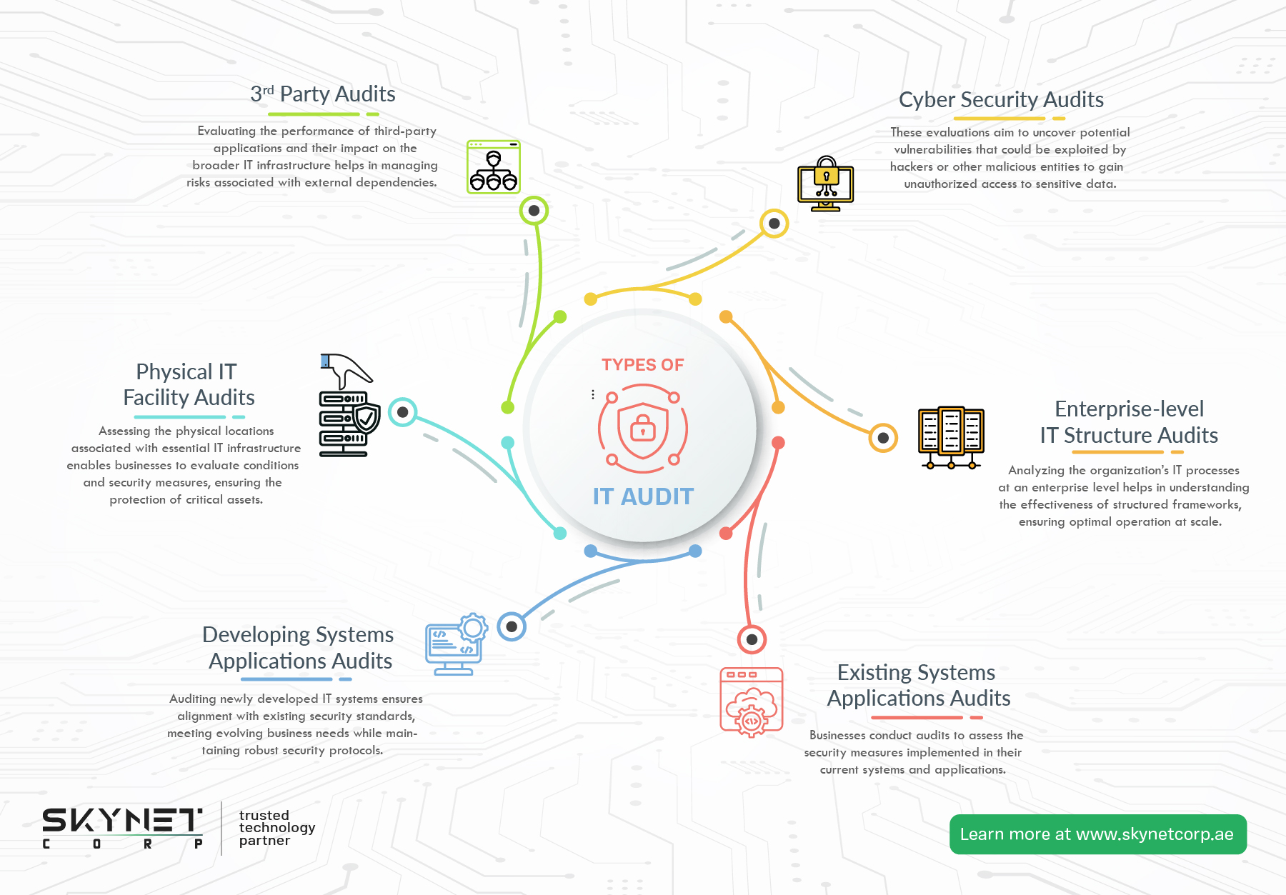 IT Audit - Types of IT Audit - SKYNET CORP Technology